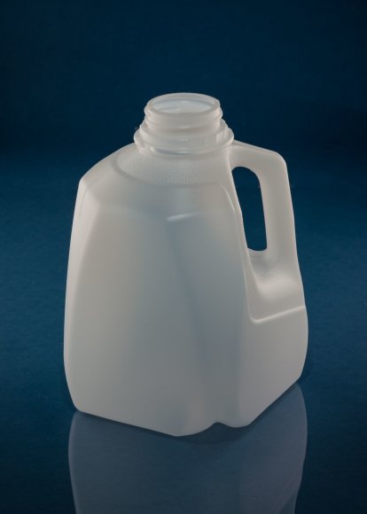 32oz (960ml) Natural HDPE Squat Beverage Square Jug - 38-400 Tamper-Evident  (TE) Neck